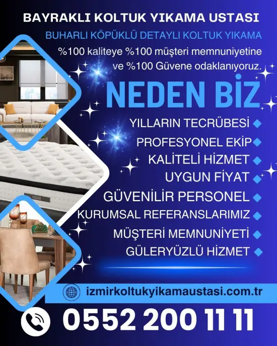 Bayraklı koltuk yıkama şirketleri