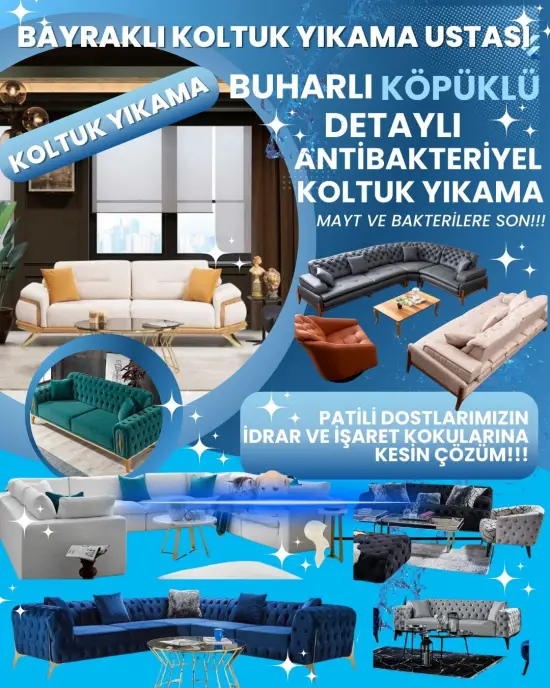 Bayraklı koltuk yıkama tavsiye