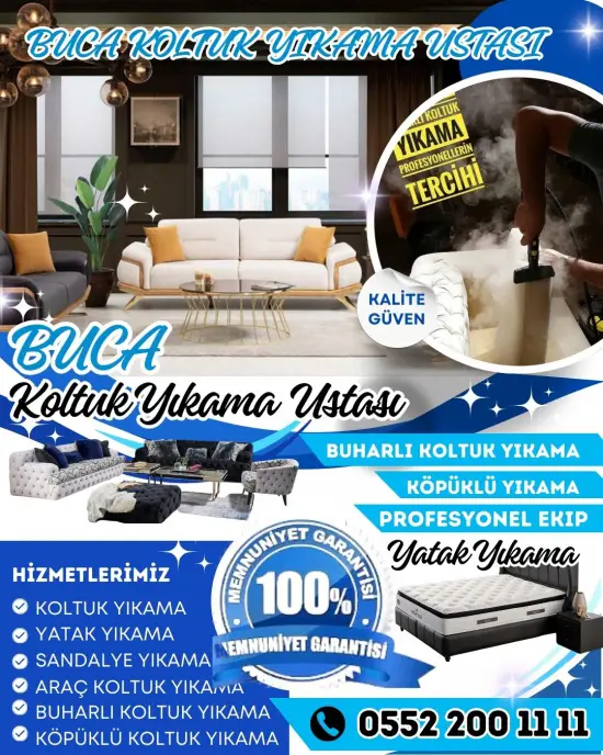 Buca en yakın koltuk yıkama