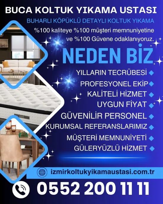 Buca koltuk yıkama şirketleri