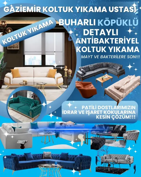 Gaziemir koltuk yıkama tavsiye