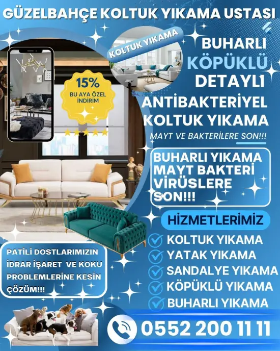 Güzelbahçe koltuk yıkama