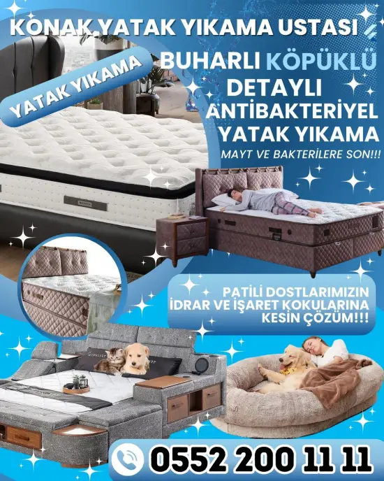 Konak yatak yıkama