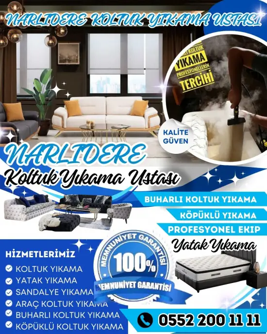 Narlıdere en yakın koltuk yıkama