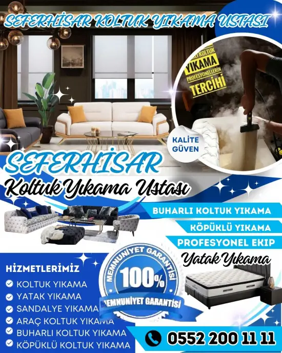 Seferihisar en yakın koltuk yıkama