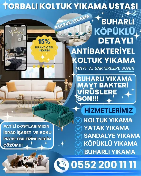 Torbalı koltuk yıkama