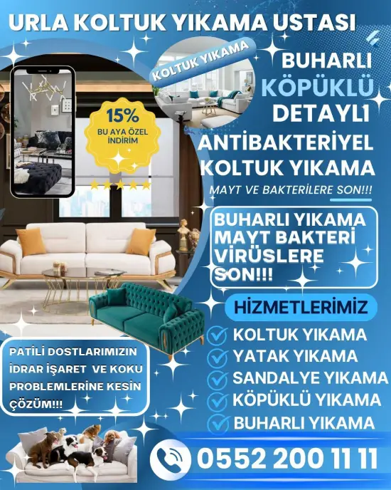 Urla koltuk yıkama